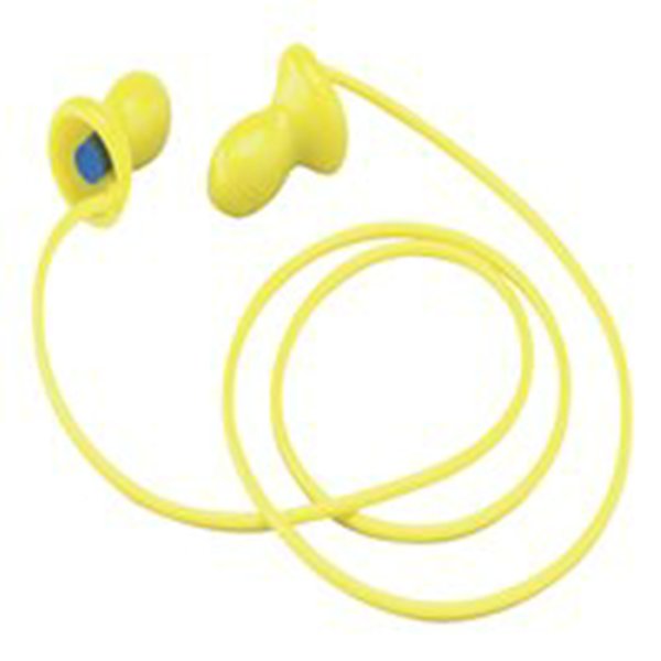 EARPLUGS,EZ-INS,CORDED, 100/BX  MC-GBSL-0000595 - Corded Earplugs